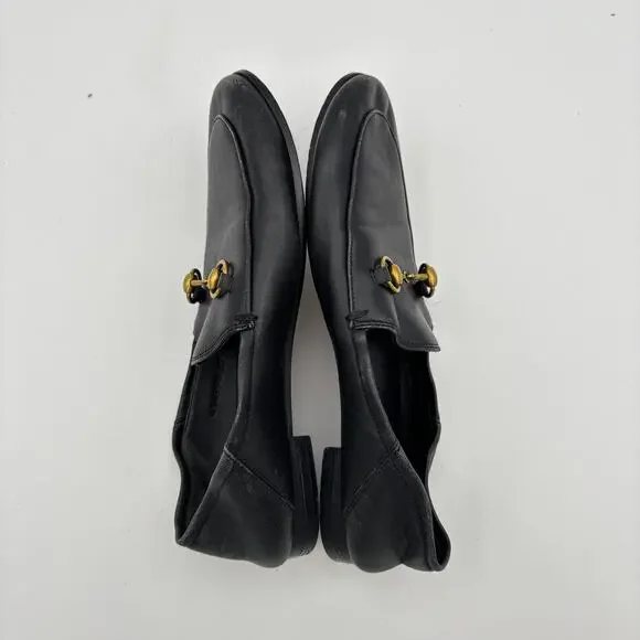 GUCCI Jordaan Horse Bit Slip On Penny Loafers Women's 37 US 7